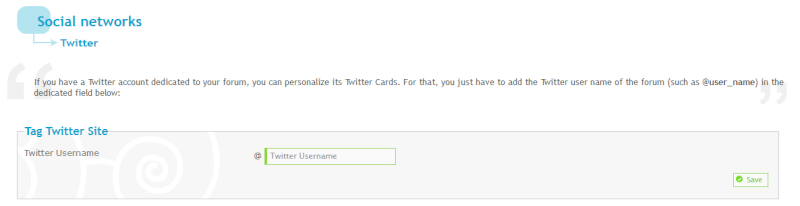 Twitter - How to use a Twitter Card on your forum? Tags310