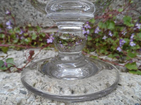 Antique flint glass goblet shaped piece ??? Glass310