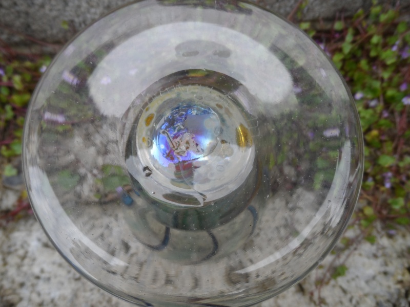 Vintage swirl glass vase/goblet #1 Sam_3217