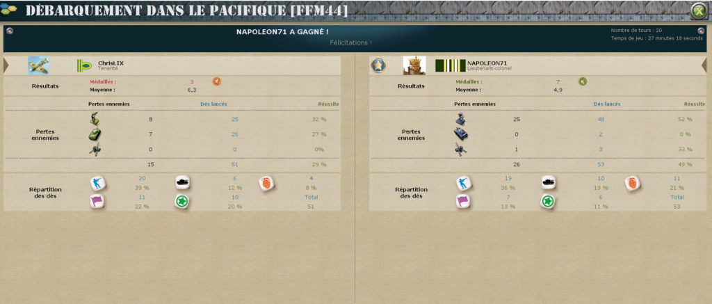 J5 - ChrisLIX vs Napoleon71 : 0-4 (9-14) M44j5r11