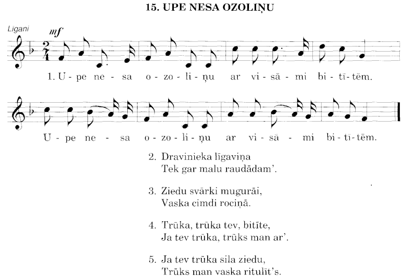 1. Латышские народные песни 1510