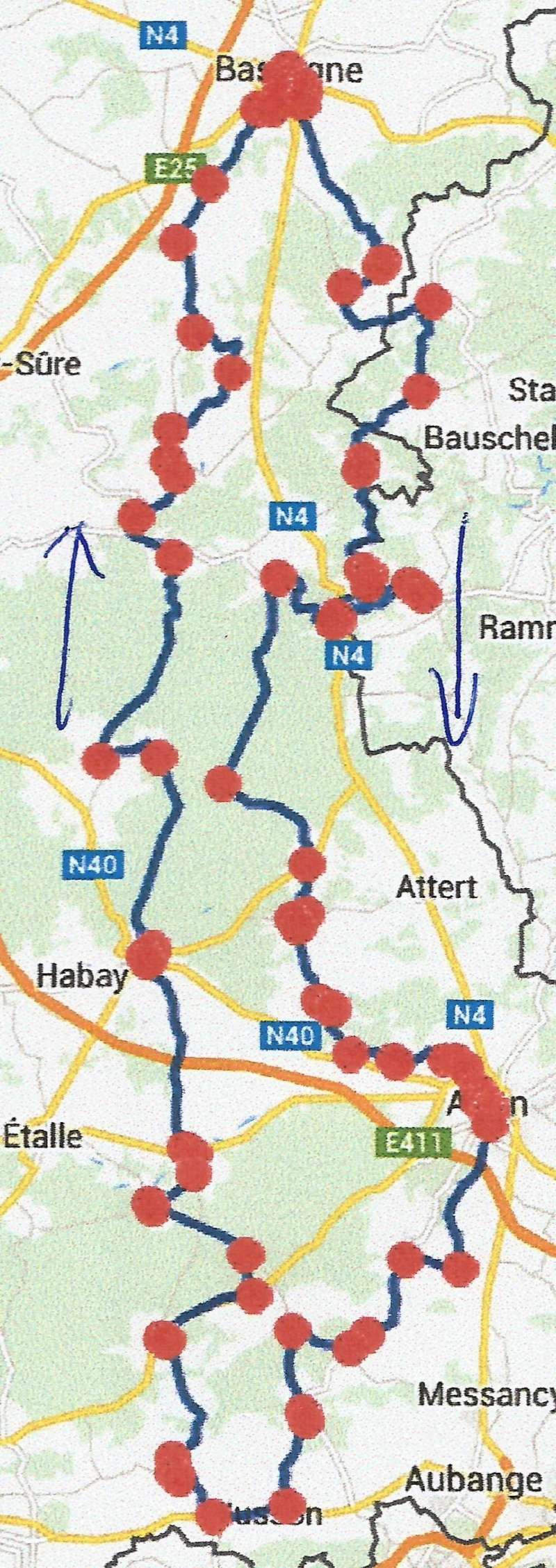 Fichiers gps disponibles pour balades en Belgique en gpx ou trb, en Hollande et en Allemagne Bastog16