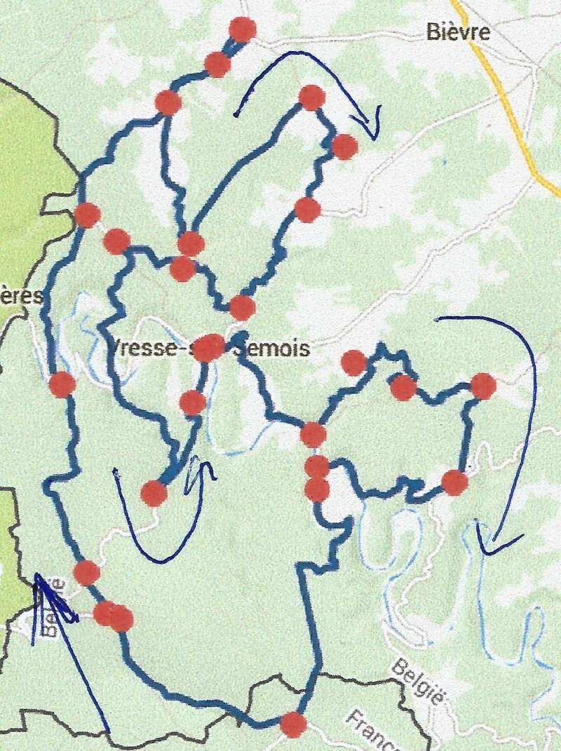 Fichiers gps disponibles pour balades en Belgique en gpx ou trb, en Hollande et en Allemagne Houdre10