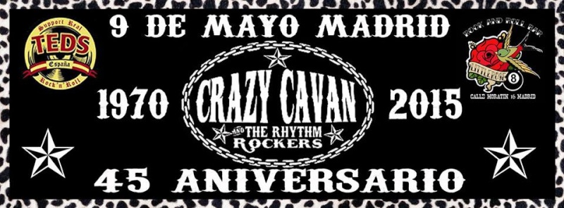 CRAZY CAVAN & THE RHYTHM ROCKERS MADRID 9 DE MAYO 18980110