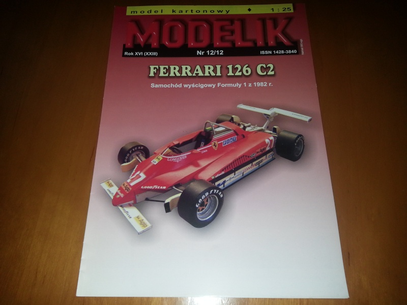 Ferrari 126 C2   Modelik  1:25 20150510