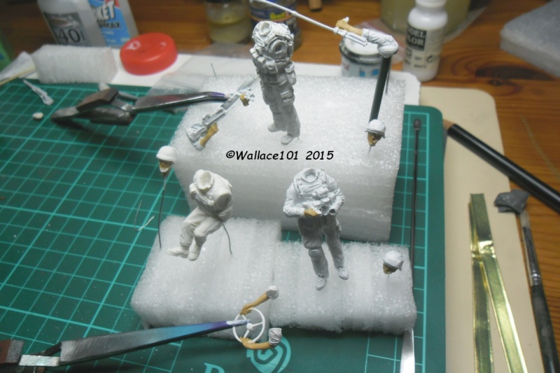 Opération "Serval" figurines Blast Model  Décals FFMSC Prod. 1/35 (trio terminé)  25050011