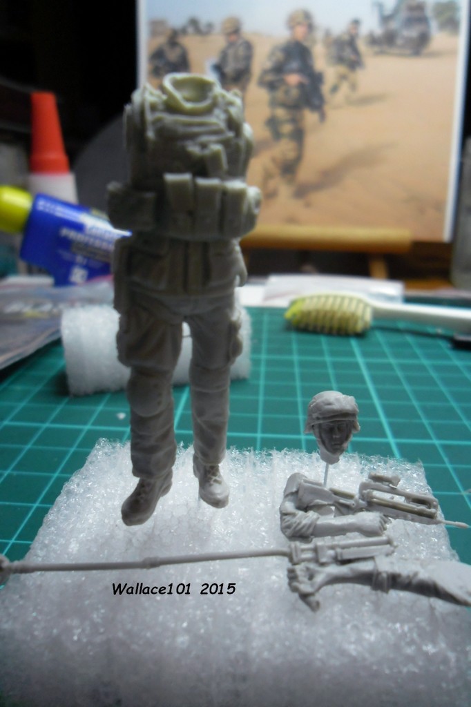 Opération "Serval" figurines Blast Model  Décals FFMSC Prod. 1/35 (trio terminé)  Dymine10