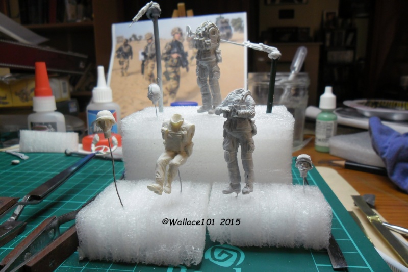 Opération "Serval" figurines Blast Model  Décals FFMSC Prod. 1/35 (trio terminé)  Ensemb11