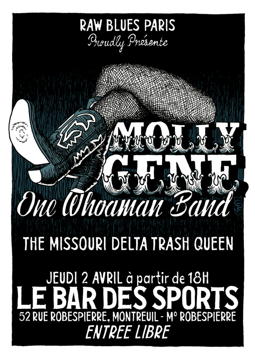 Molly Gene Onewhoamanband - in Montreuil et ailleurs Flyer_11