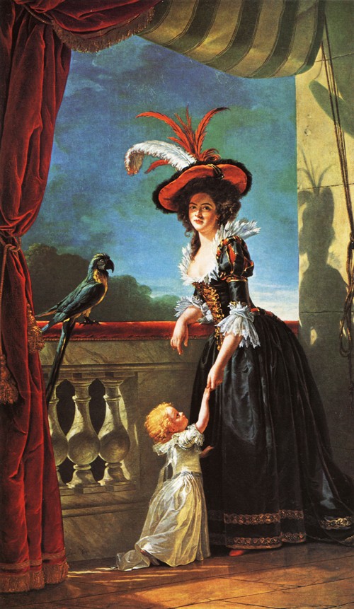 Portraits de Marie Antoinette - Le réalisme de Drouais Labill10