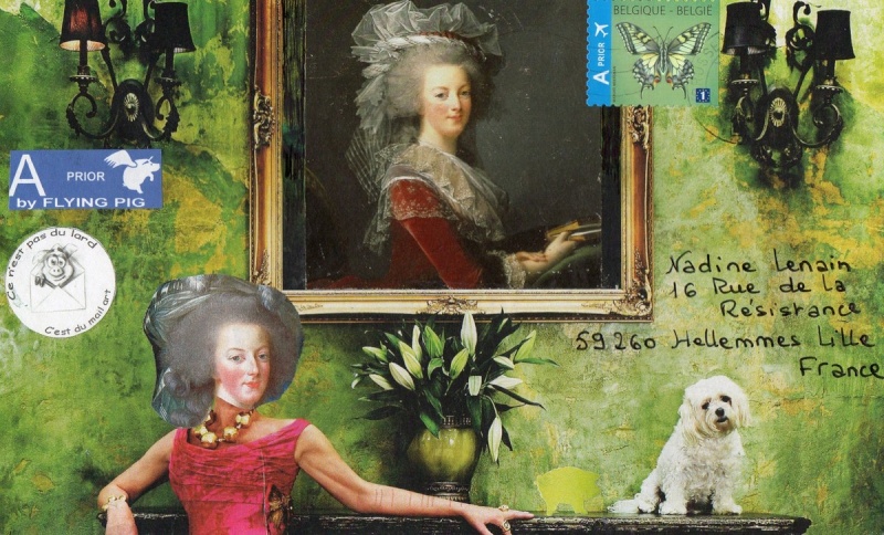Marie Antoinette devant son portrait Ob_06910