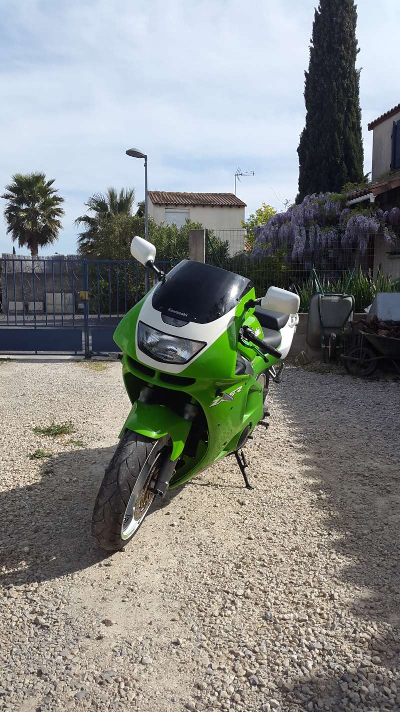 ZX6R de 1995 ! Ma petite verte blanchette !  20150418