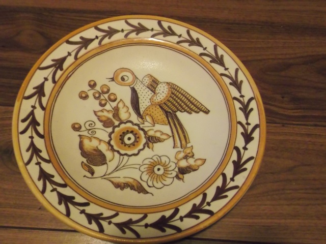 Bird plate, S Mord décor 73 2012-020