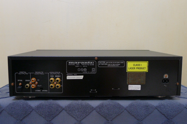 Marantz CD-72MKII Compact Disc Player (Used) SOLD P1100321