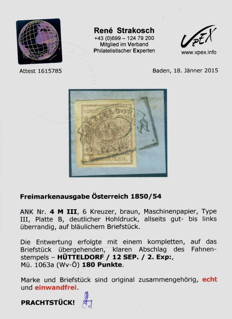 Kreuzer - Die erste Österreichische Ausgabe 1850 - Seite 6 Ank_lv12