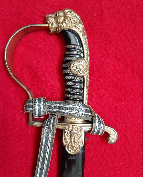 Sabre tête de lion 1310