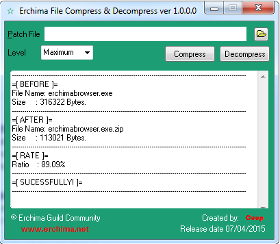 [NEWS] Erchima File Compress & Decompress Efcd211