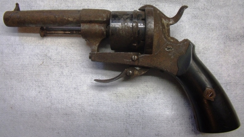 restauration revolver Lefaucheux  7mm a broche 211