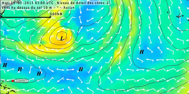 Catana 43 - Est ou Ouest ? Captur22