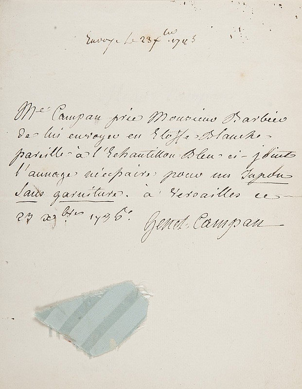 Lettres, brouillons et souvenirs de Madame Campan, femme de chambre de Marie-Antoinette H3892-10
