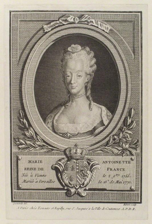 Marie Antoinette: gravures et estampes Let-th10