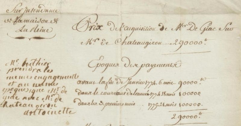 Documents avec autographe ou signature de Marie-Antoinette Tylych10
