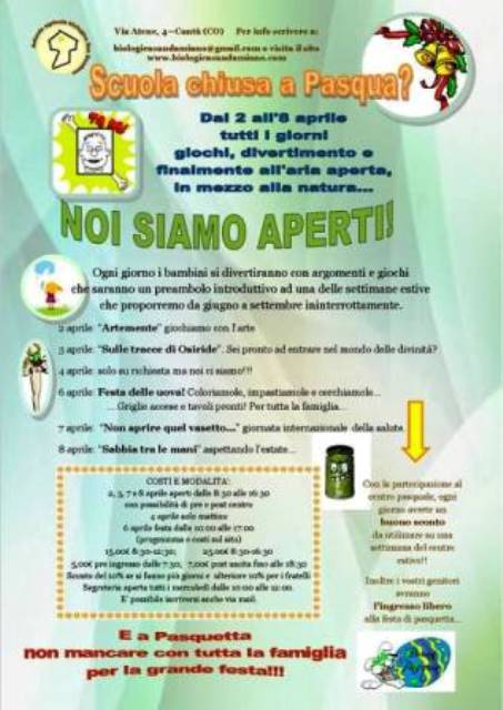 San Damiano BioAgricoltura didattica Pasqua Insieme Pasqua10