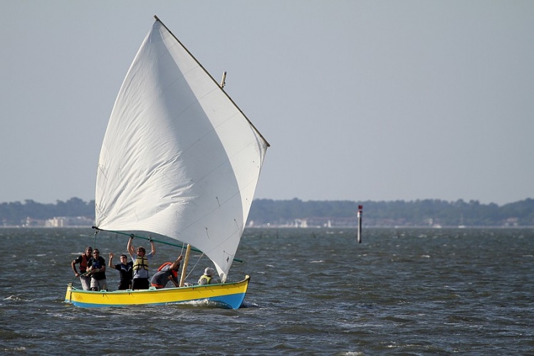 Pinasse de plaisance d'Arcachon d'après plan MRB au 1/15ème Pinass10