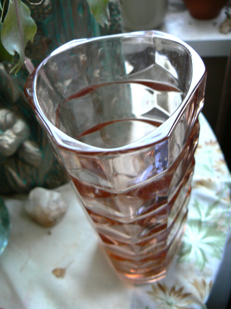 French pink Block vase D45610