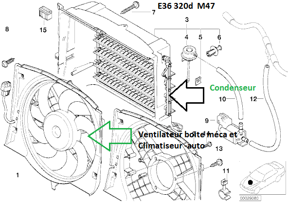 [ BMW E46 320D M47 an 1998 ] ventilateur refroidissement ne marche pas ( sujet abandonné ) 64_e4610