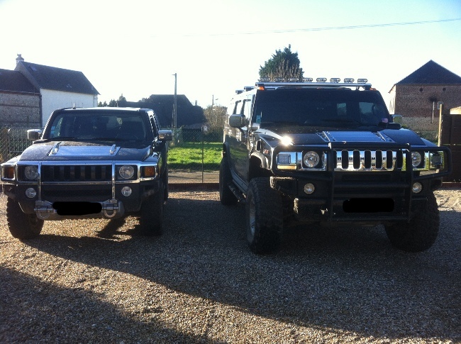 Hummer H2, gros ou!!! comparaison... Img_2211