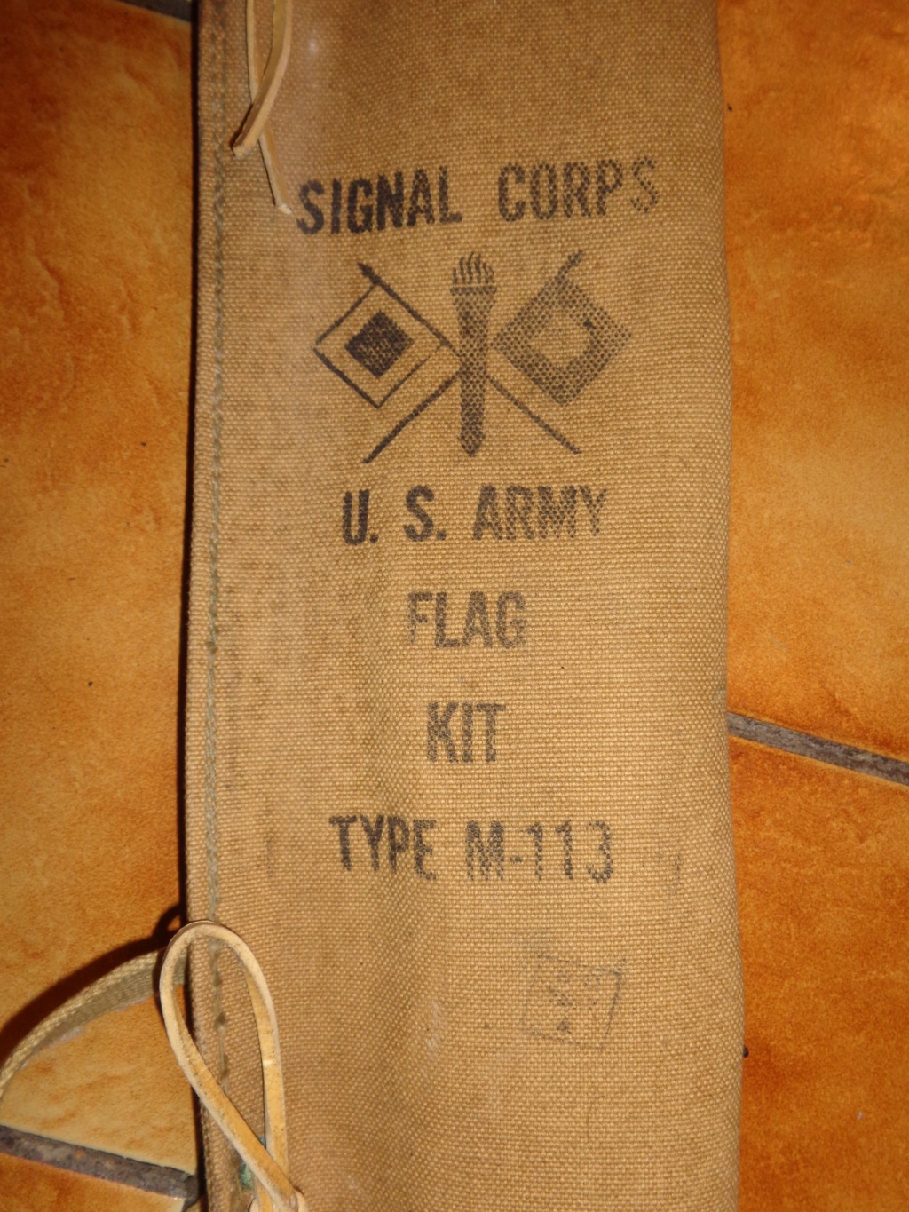 Sac à drapeaux US Signal Corps Kit311