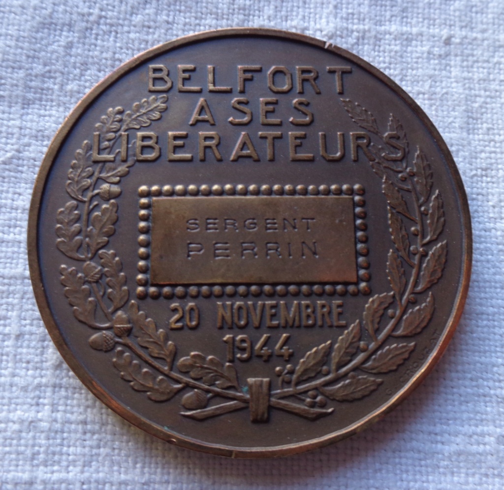 Médaille de Belfort 20 novembre 1944 Med213