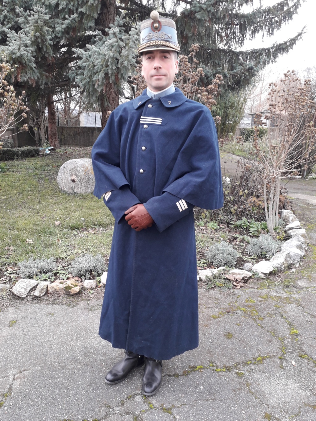 Le manteau officier à pèlerine modèle du 20 aout 1913  20181210