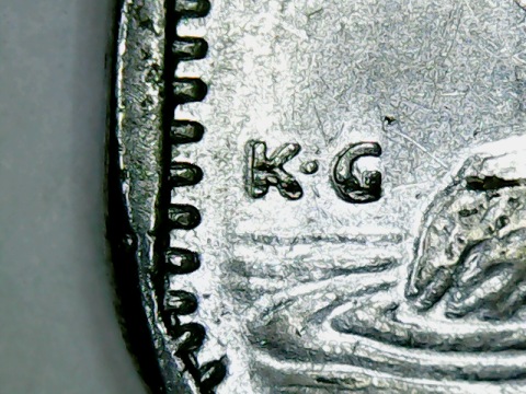 1951 - Coin Détérioré & Obturé Revers 0402-710