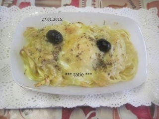 Tagliatelles à l'œuf gratinées.  Reste_10