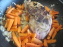épaule de porc avec os aux carottes.photos. Epaule28