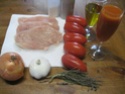 Escalopes de poulet à la sauce tomate. photos. Escalo90