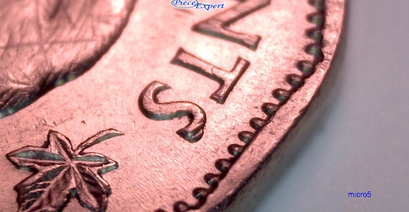 1961 - Éclat de Coin sur le "S" & "N" de CENTS (Die Chip on "S" & "N") 5_cent46