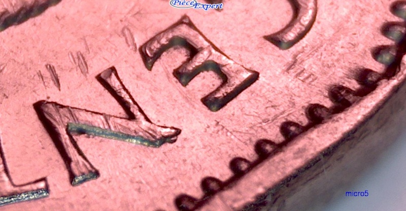 1961 - Éclat de Coin sur le "S" & "N" de CENTS (Die Chip on "S" & "N") 5_cent48