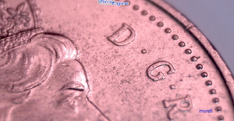 2000 - Éclat de Coin (Die Chip) sur l'Avers 5_cent50