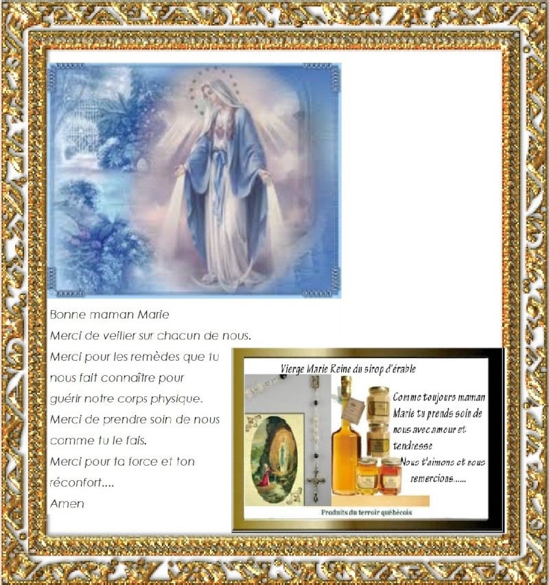 Notre Mère Marie reçu par Robert Brasseur 15 janvier 2015 Mais Dieu lui donne tous les remèdes dont  - Page 24 F8adba20