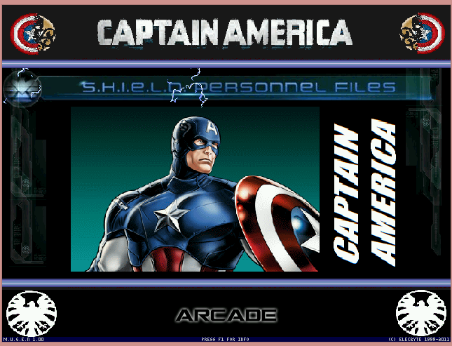SHIELD Files : Captain America Sf1110