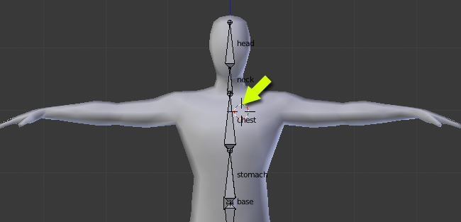 在Blender 创建一个低多边形角色的绑定 Building A Basic Low Poly Character Rig In Blender 001610