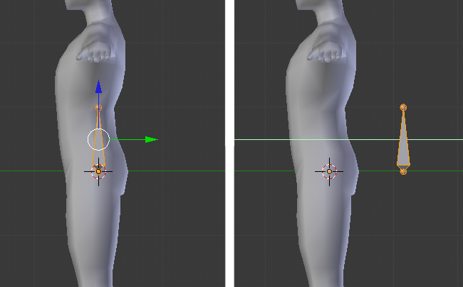 在Blender 创建一个低多边形角色的绑定 Building A Basic Low Poly Character Rig In Blender 004a10