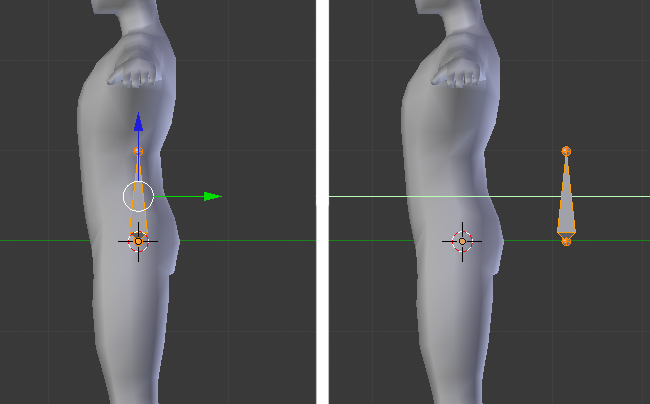 在Blender 创建一个低多边形角色的绑定 Building A Basic Low Poly Character Rig In Blender  004a10