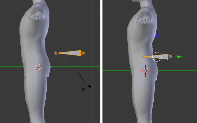 在Blender 创建一个低多边形角色的绑定 Building A Basic Low Poly Character Rig In Blender  004b10