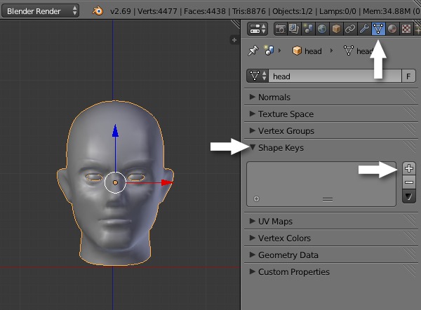 在Blender创建面部动画系统第一部分 Create a Facial Animation Setup in Blender - Part 1 Blende20