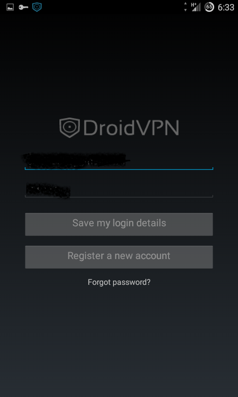 Airtel + DroidVpn on Android 210