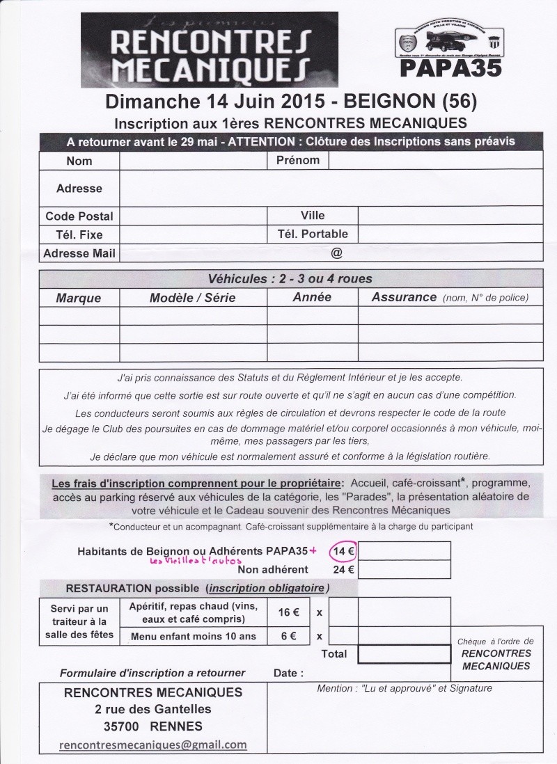RENCONTRE MECANIQUE DE BEIGNON LE 14 JUIN 2015 Img_0010
